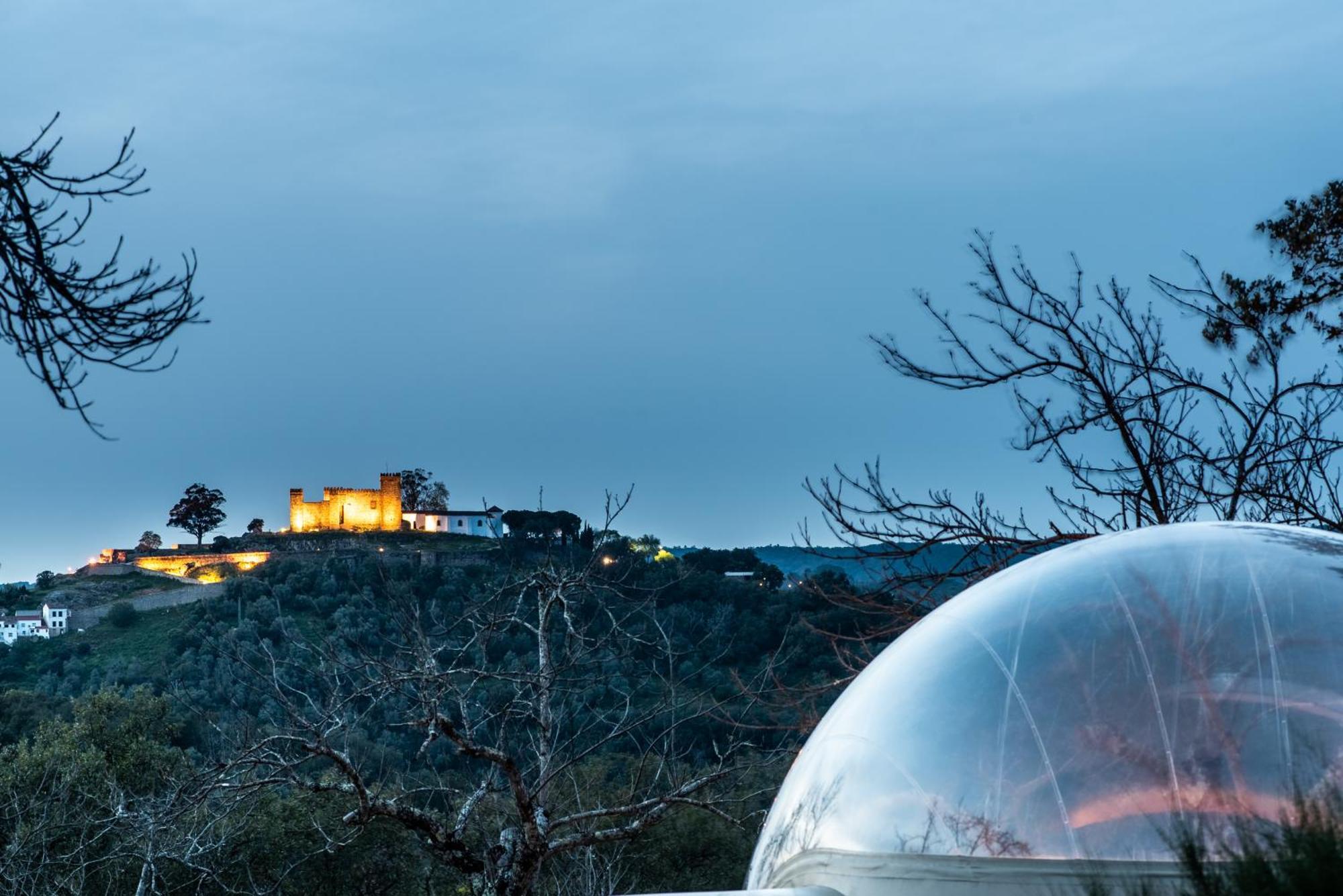 Horizonte Bubble Rooms Cortegana Bagian luar foto